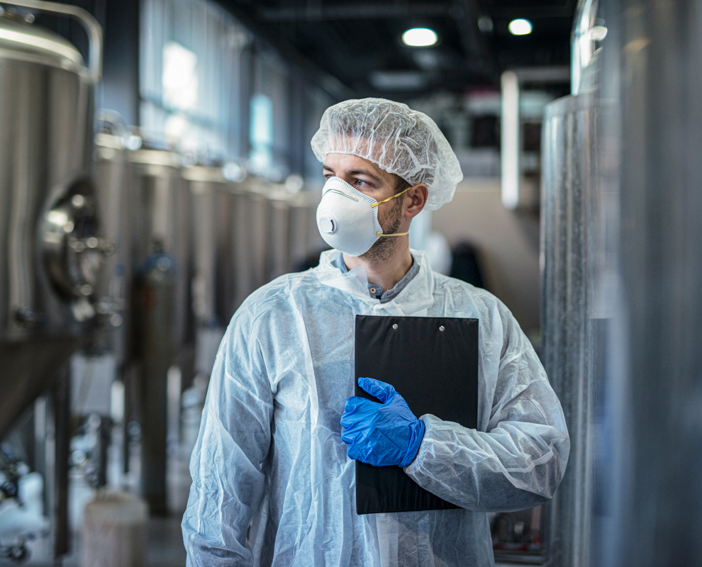 Food safety inspection of a food production facility