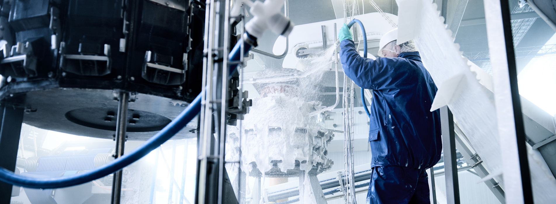 The technology of low pressure cleaning in active use