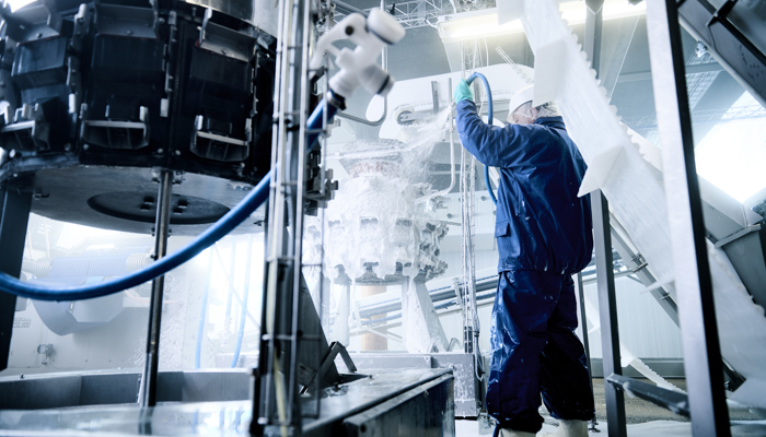 The technology of low pressure cleaning in active use