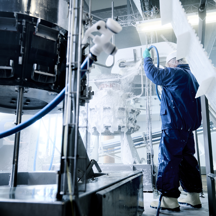 The technology of low pressure cleaning in active use