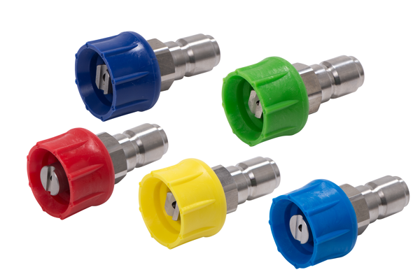 Foamico rinsing and foam nozzles