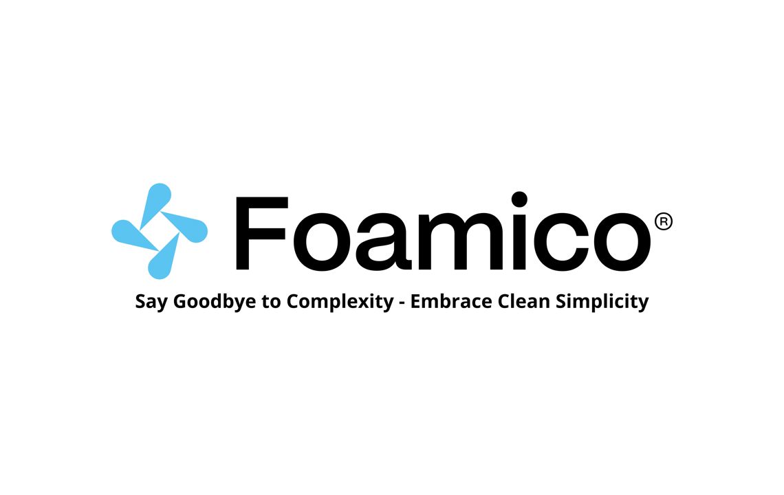 Logo and tagline of Foamico